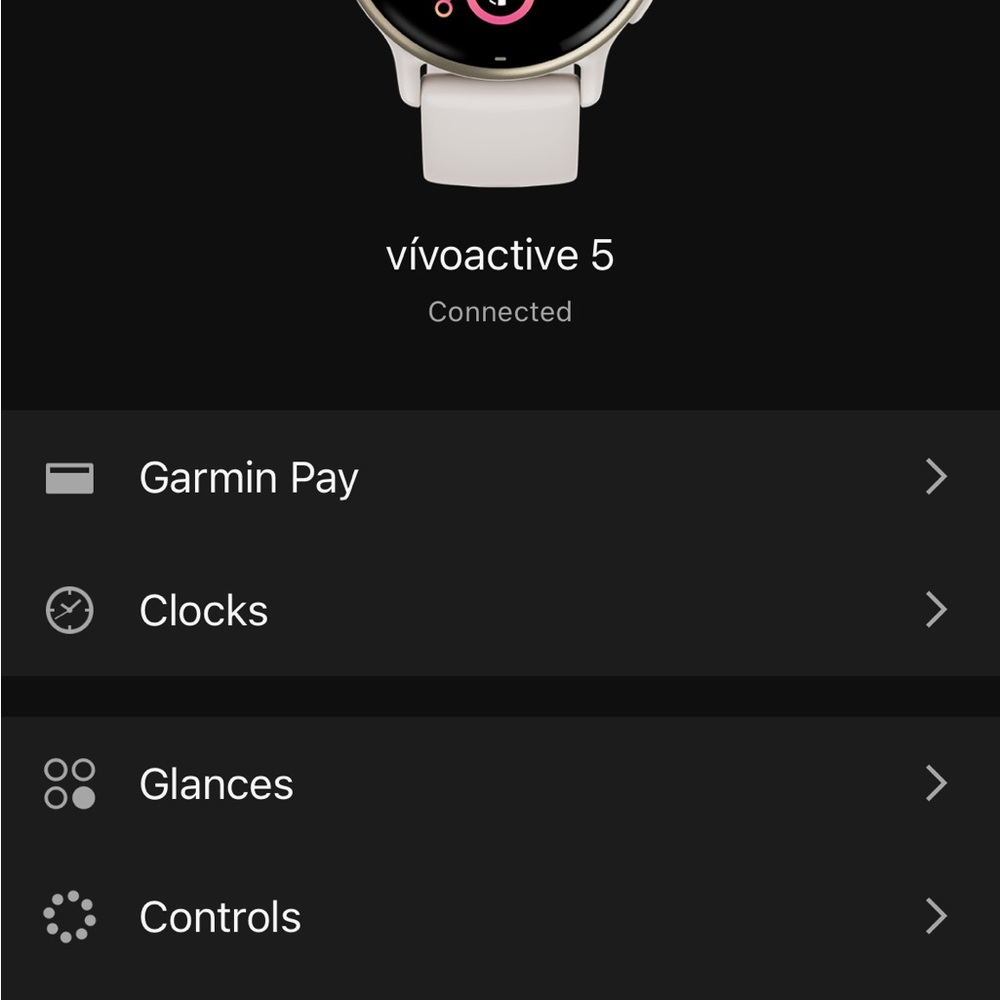 Garmin Black Smartwatch with Advanced Features